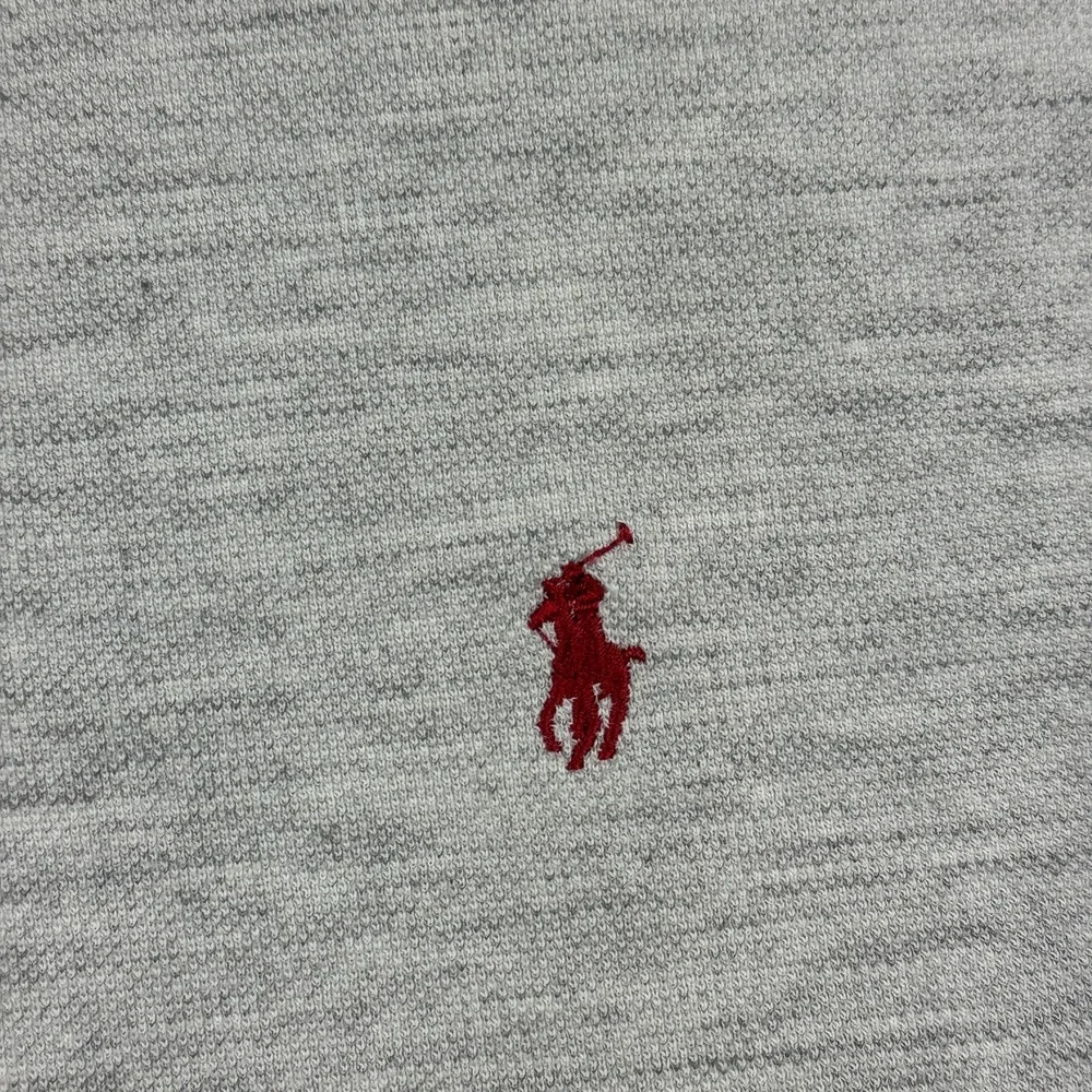 Vintage Polo Ralph Lauren Polo Shirt Mens XL Gray Pony‎ Classic Fit Made In USA